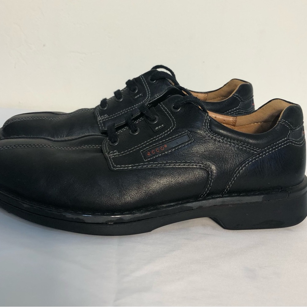 ECCO Men's Shoes Leathers SZ 9.5 EUR 43 Oxford Split Toe Comfort Derby Fusion